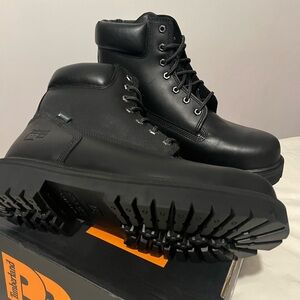 Timberland pro  Men's Black Leather Boots